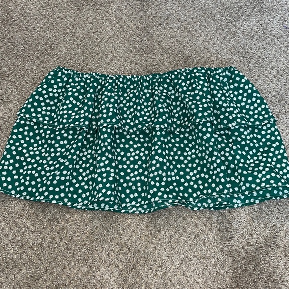 Green Floral Bandeau Top - Picture 1 of 2